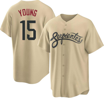 Andrew Young Youth Replica Arizona Diamondbacks Gold 2021 City Connect Cool Base Jersey