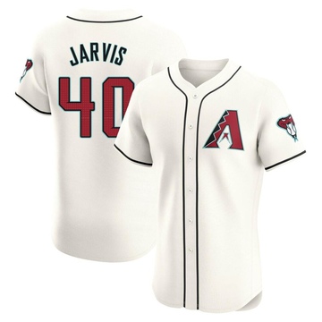 Bryce Jarvis Men's Elite Arizona Diamondbacks Cream Home Jersey
