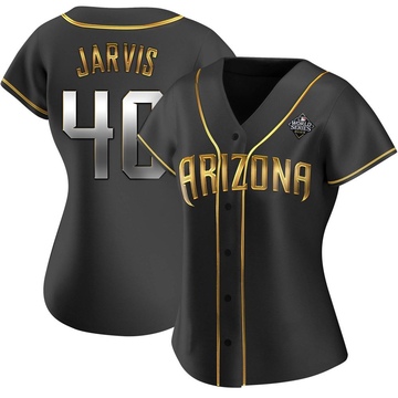 Bryce Jarvis Women's Replica Arizona Diamondbacks Black Golden Alternate 2023 World Series Jersey