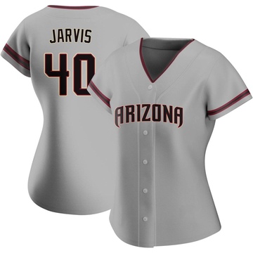 Bryce Jarvis Women's Replica Arizona Diamondbacks Gray Road Jersey