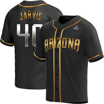 Bryce Jarvis Youth Replica Arizona Diamondbacks Black Golden Alternate 2023 World Series Jersey