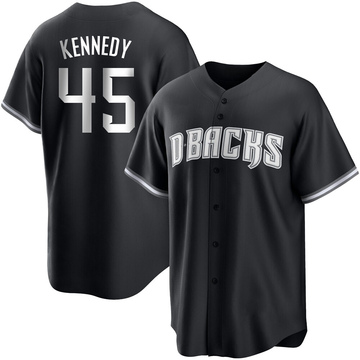 Buddy Kennedy Men's Replica Arizona Diamondbacks Black/White Jersey