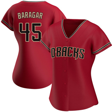 Caleb Baragar Women's Replica Arizona Diamondbacks Red Alternate Jersey
