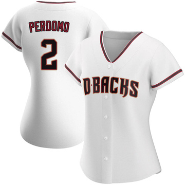 Geraldo Perdomo Women's Authentic Arizona Diamondbacks White Home Jersey