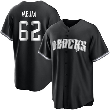 Humberto Mejia Men's Replica Arizona Diamondbacks Black/White Jersey