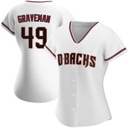 Kendall Graveman Women's Authentic Arizona Diamondbacks White Home Jersey