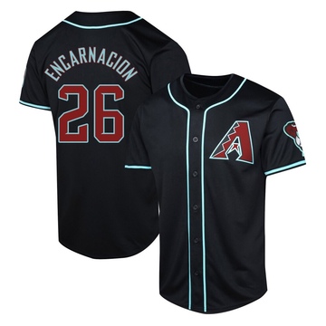 Lorenzo Encarnacion Men's Limited Arizona Diamondbacks Black Alternate Jersey