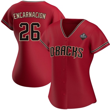 Lorenzo Encarnacion Women's Authentic Arizona Diamondbacks Red Alternate 2023 World Series Jersey
