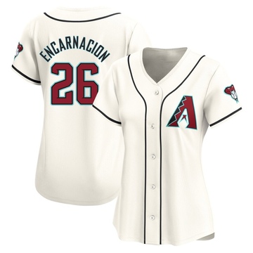 Lorenzo Encarnacion Women's Limited Arizona Diamondbacks White Home Jersey