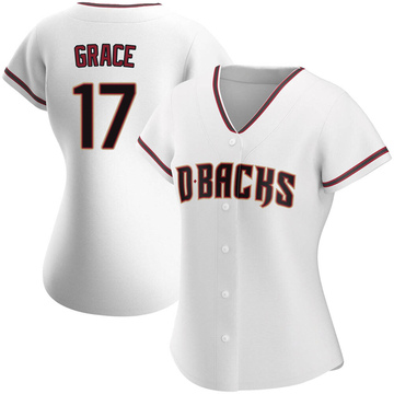 Mark Grace Women's Authentic Arizona Diamondbacks White Home Jersey