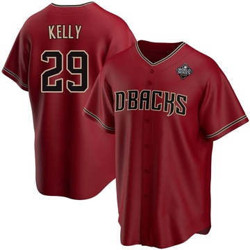 Merrill Kelly Men's Replica Arizona Diamondbacks Red Alternate 2023 World Series Jersey