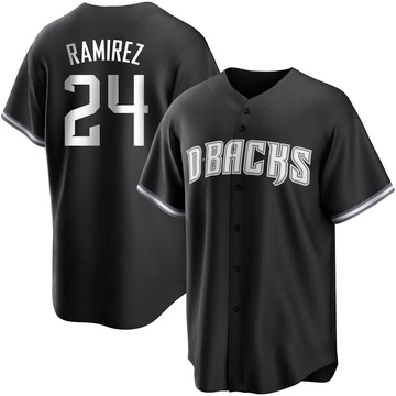 Noe Ramirez Men's Replica Arizona Diamondbacks Black/White Jersey