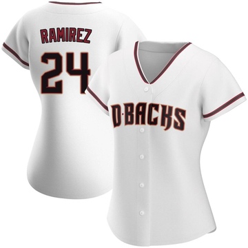 Noe Ramirez Women's Authentic Arizona Diamondbacks White Home Jersey