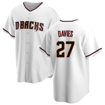 Zach Davies Youth Replica Arizona Diamondbacks White Home Jersey